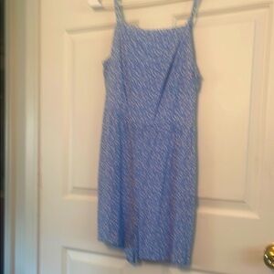 Blue Floral Women's romper